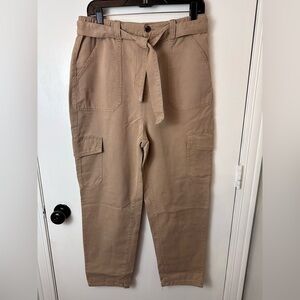 a.n.a Womens High Rise Straight Cargo Pants Size 12 #1671